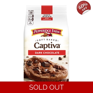 Pepperidge Farm Captiva Dark Chocolate Soft Baked Cookies - 244g Bag